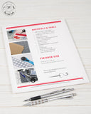 FABRIC BASKETS WITH APPLIQUE