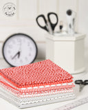 FABRIC BASKETS WITH APPLIQUE