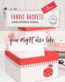 FABRIC BASKETS & PRINTABLE CARDS