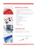 QUILTED BASKETS WITH APPLIQUE